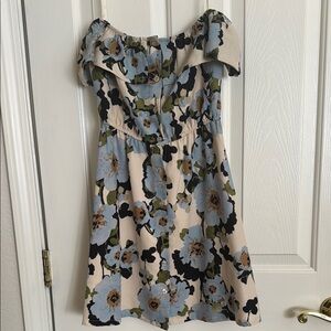 JOA Los Angeles Off-Shoulder Floral Dress